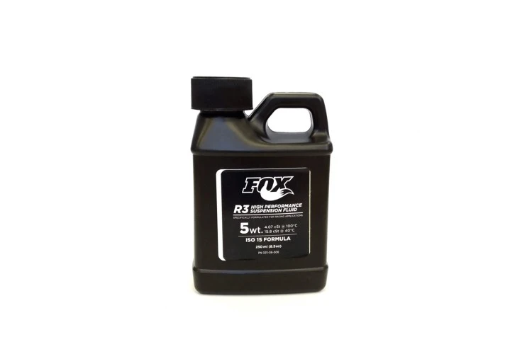 ACEITE FOX HORQUILLA Y AMORTIGUADOR FLUID R3 5WT (250ML) 1 ACEITE FOX HORQUILLA Y AMORTIGUADOR FLUID R3 5WT (250ML)