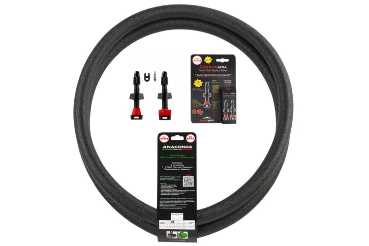 KIT MOUSSE BARBIERI ANACONDA GRAVEL 700X32-45 VALVULAS CARBO 1 KIT MOUSSE BARBIERI ANACONDA GRAVEL 700X32-45 VALVULAS CARBO